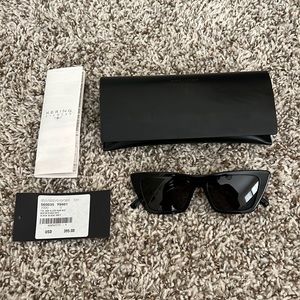 SAINT LAURENT black Mica sunglasses never worn